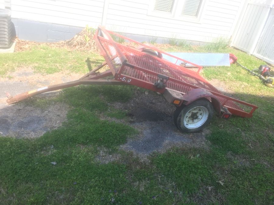 Trailer full tilting 5x8