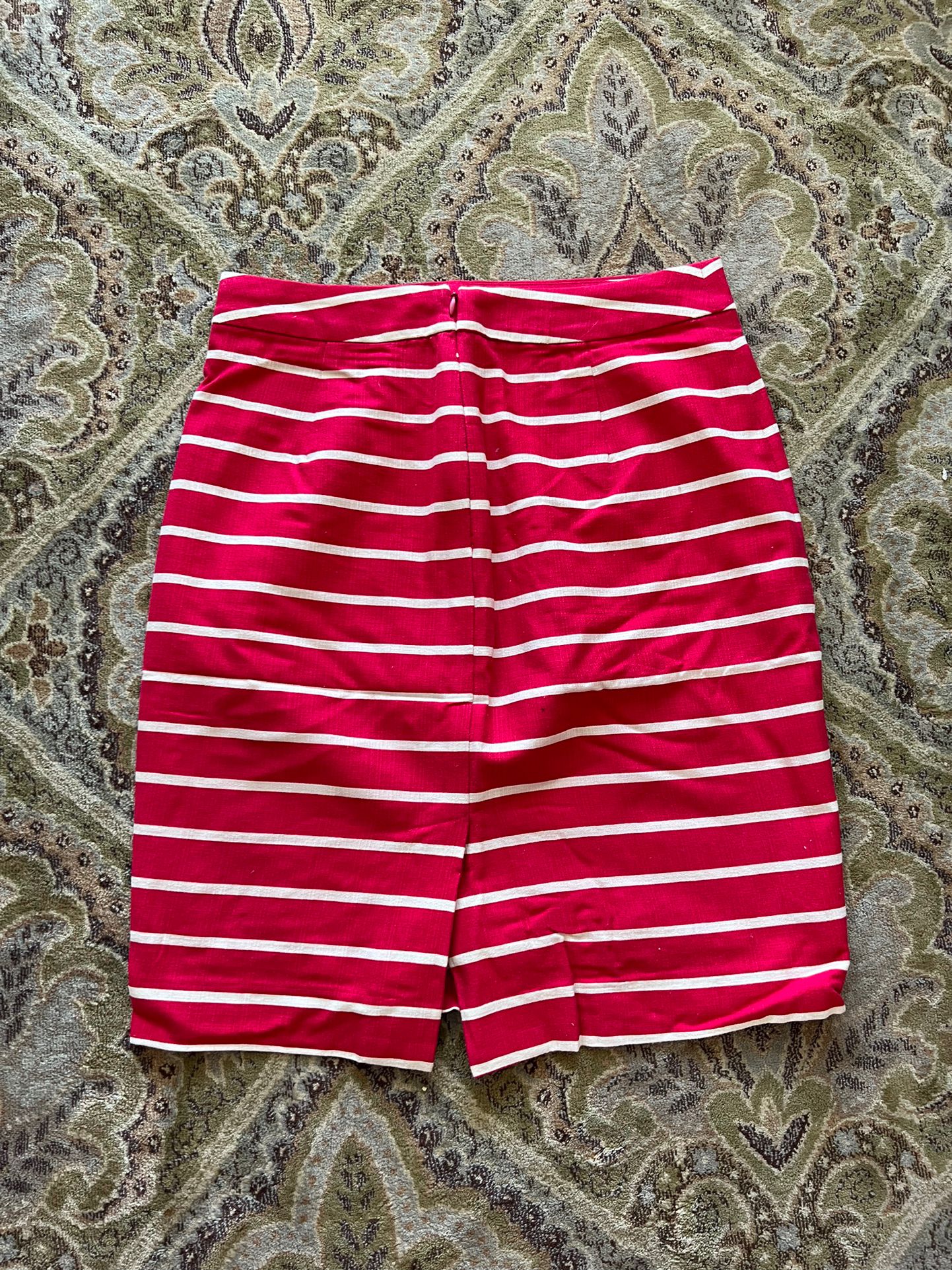 Pencil Skirt - Hot Pink & White 19 in