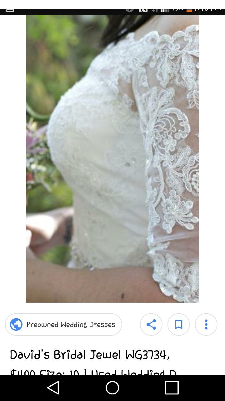 David's Bridal Wedding Dress