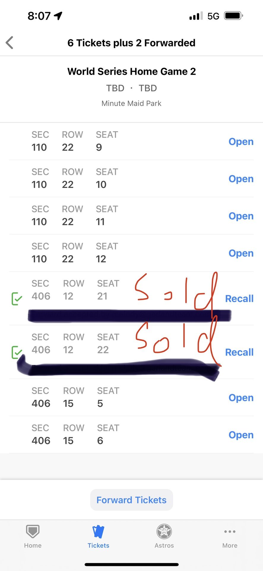 Astros World Series Tickets