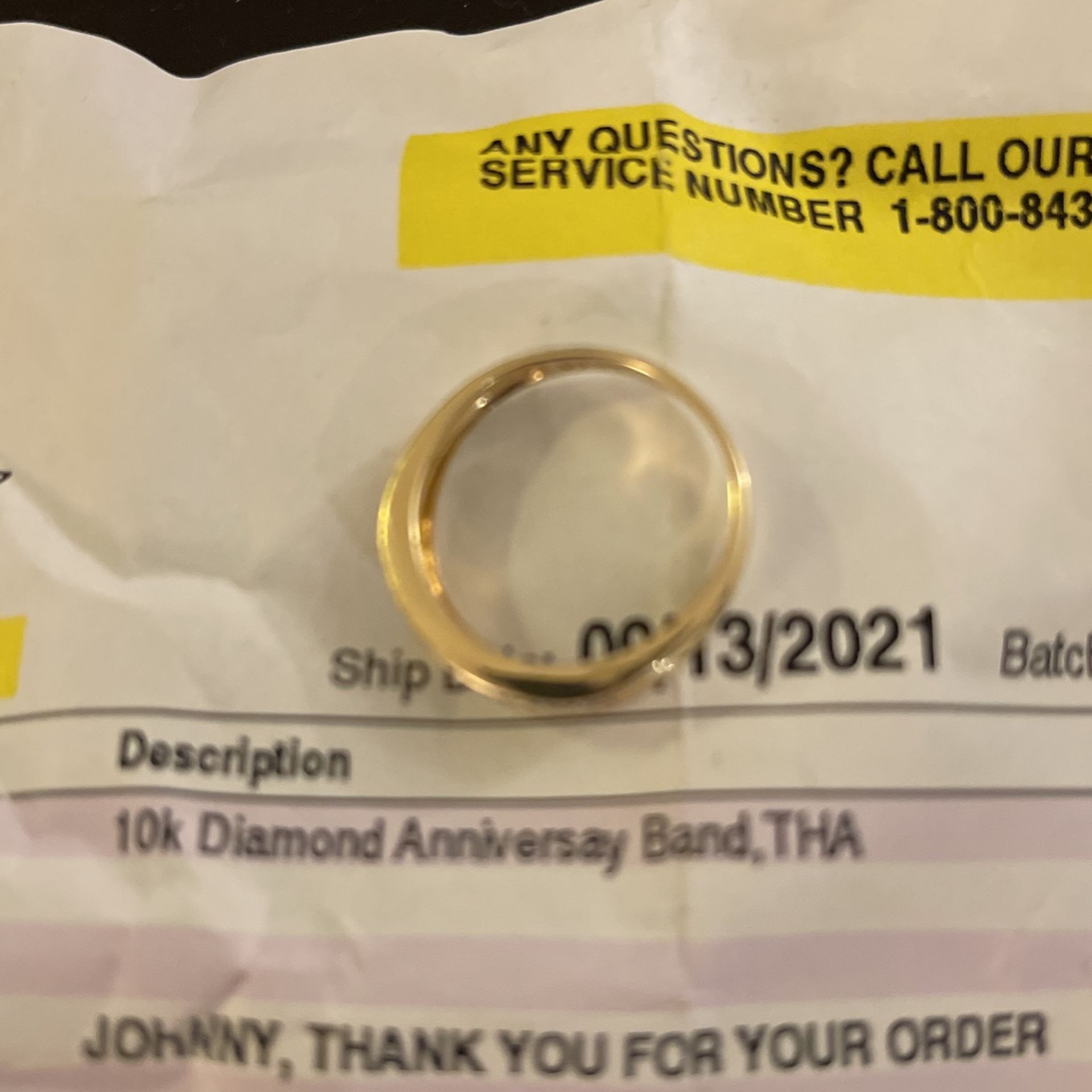Wedding Band Gold
