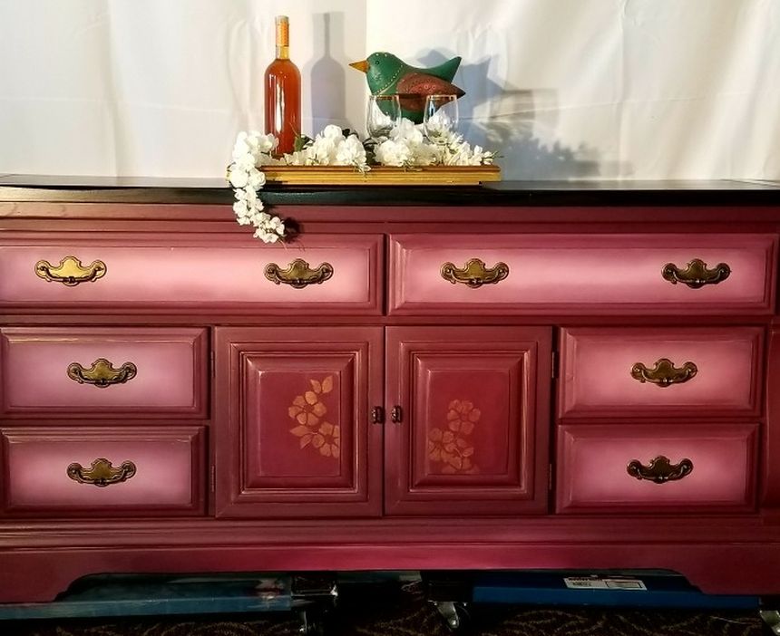Wine color Dresser or Cedenza