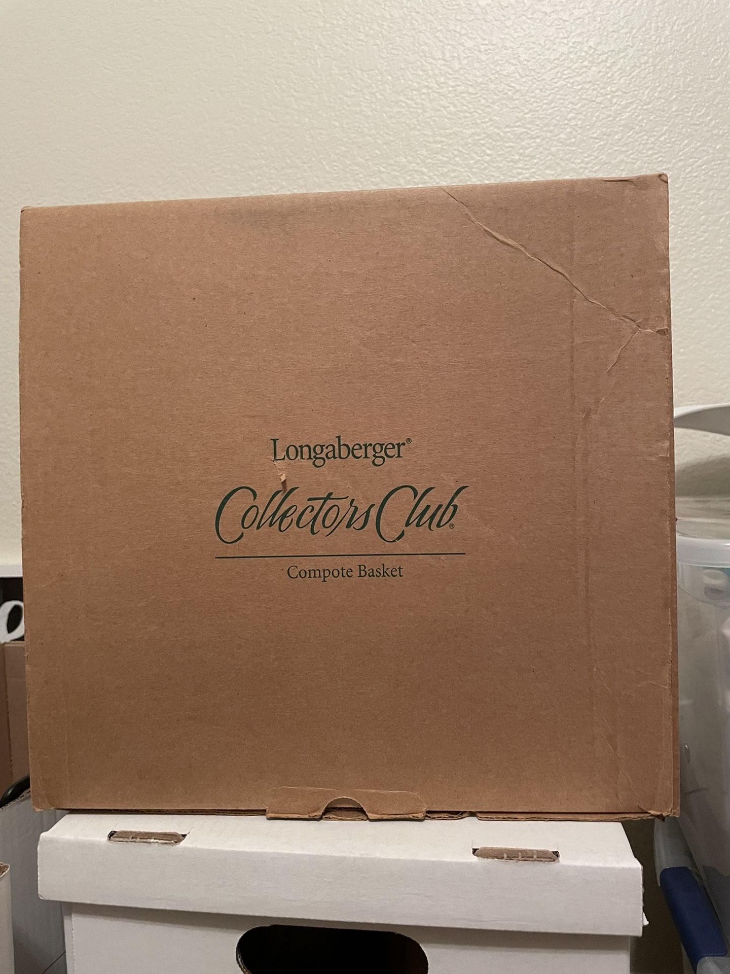 Longaberger collectors club compote basket