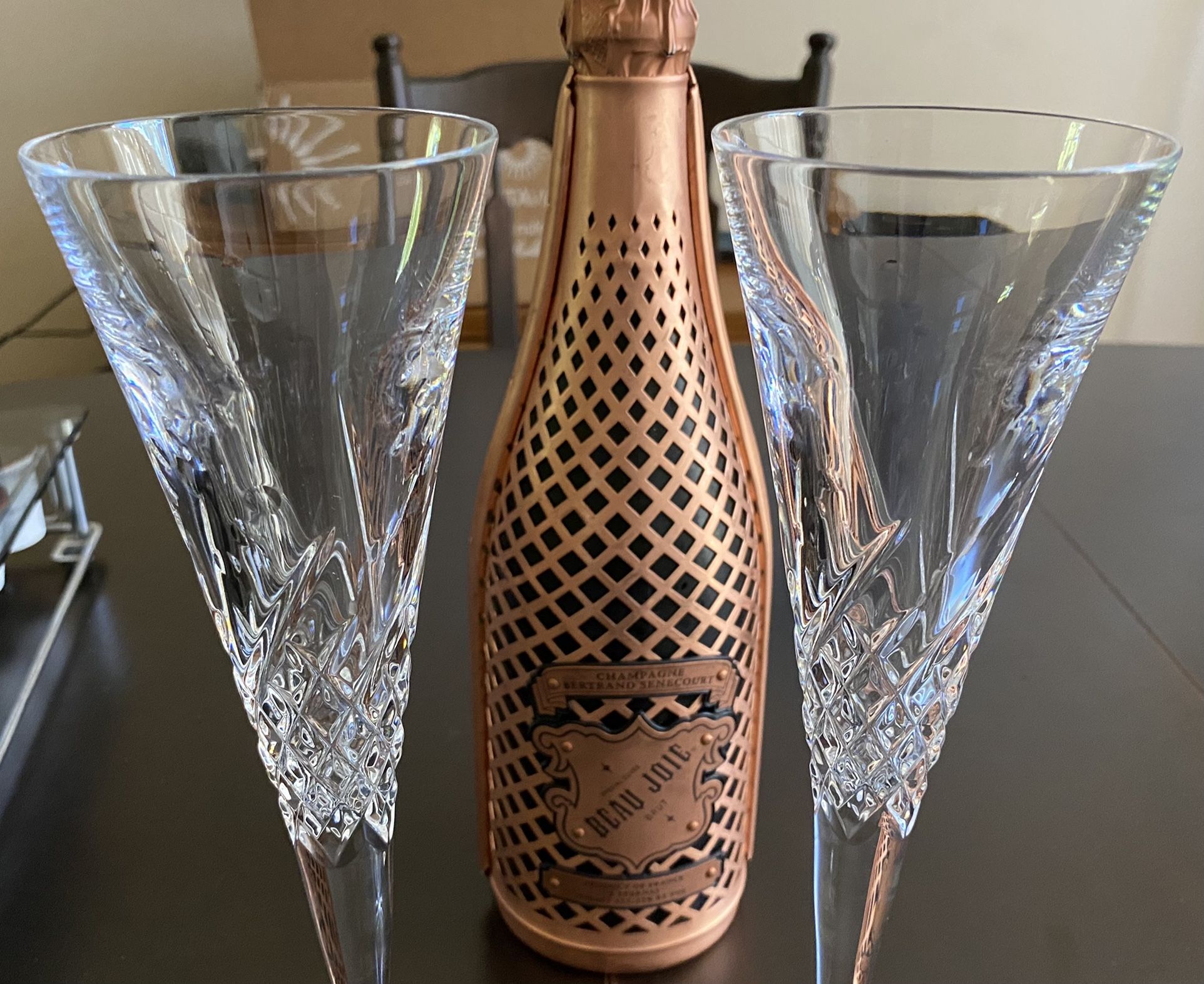 New - Waterford Crystal Flutes