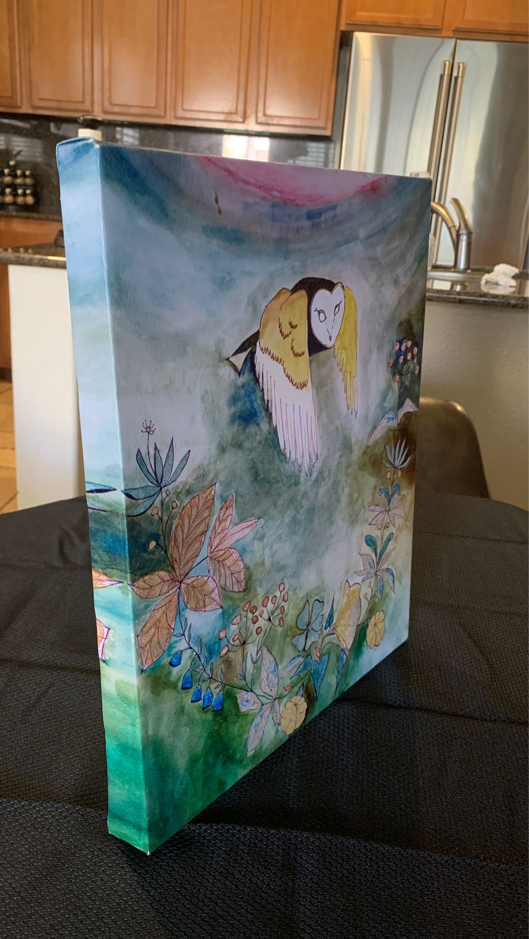 Wall Decor owl flowers