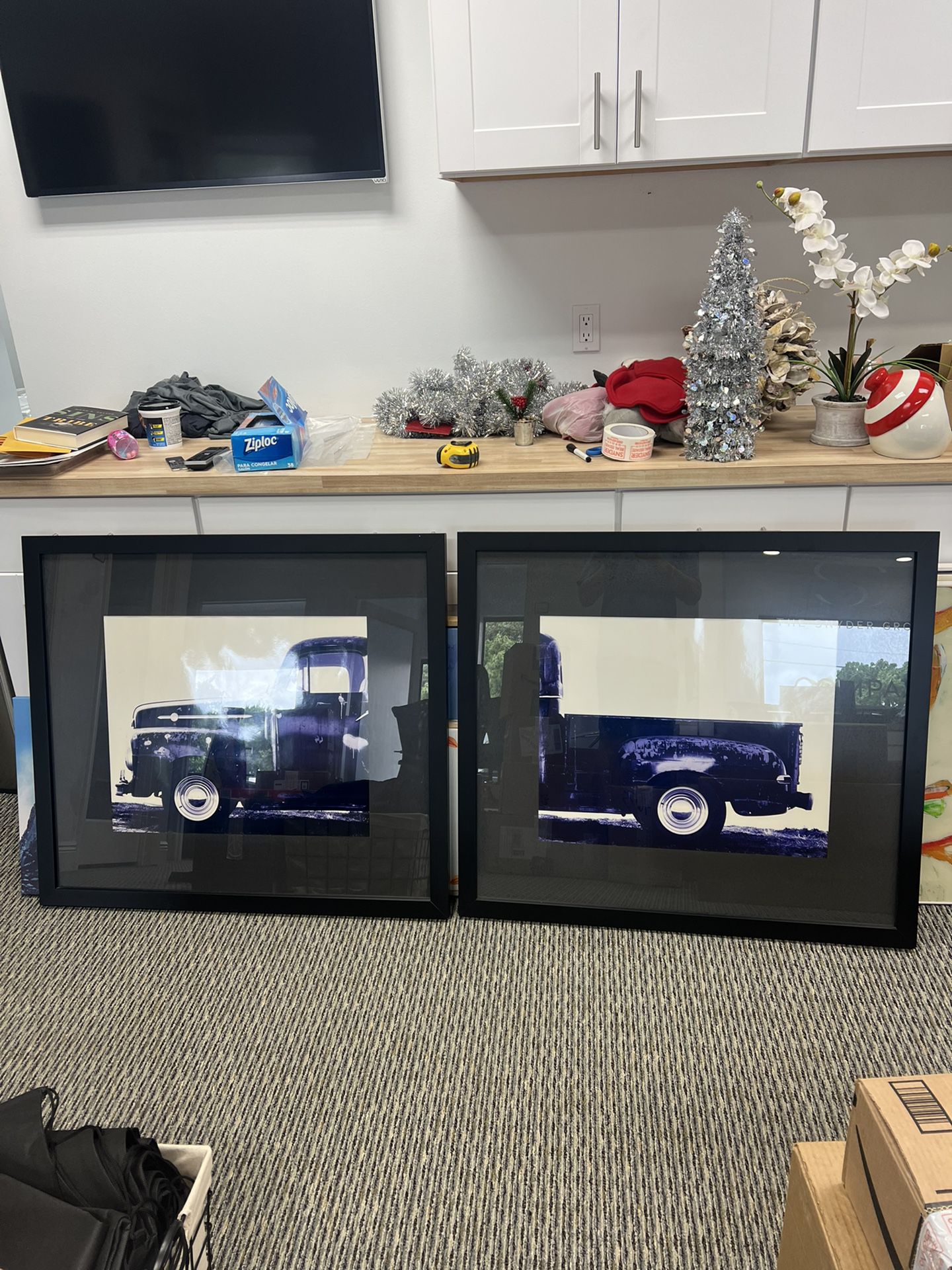 Truck Set Of 2 Picture 74 X 33 