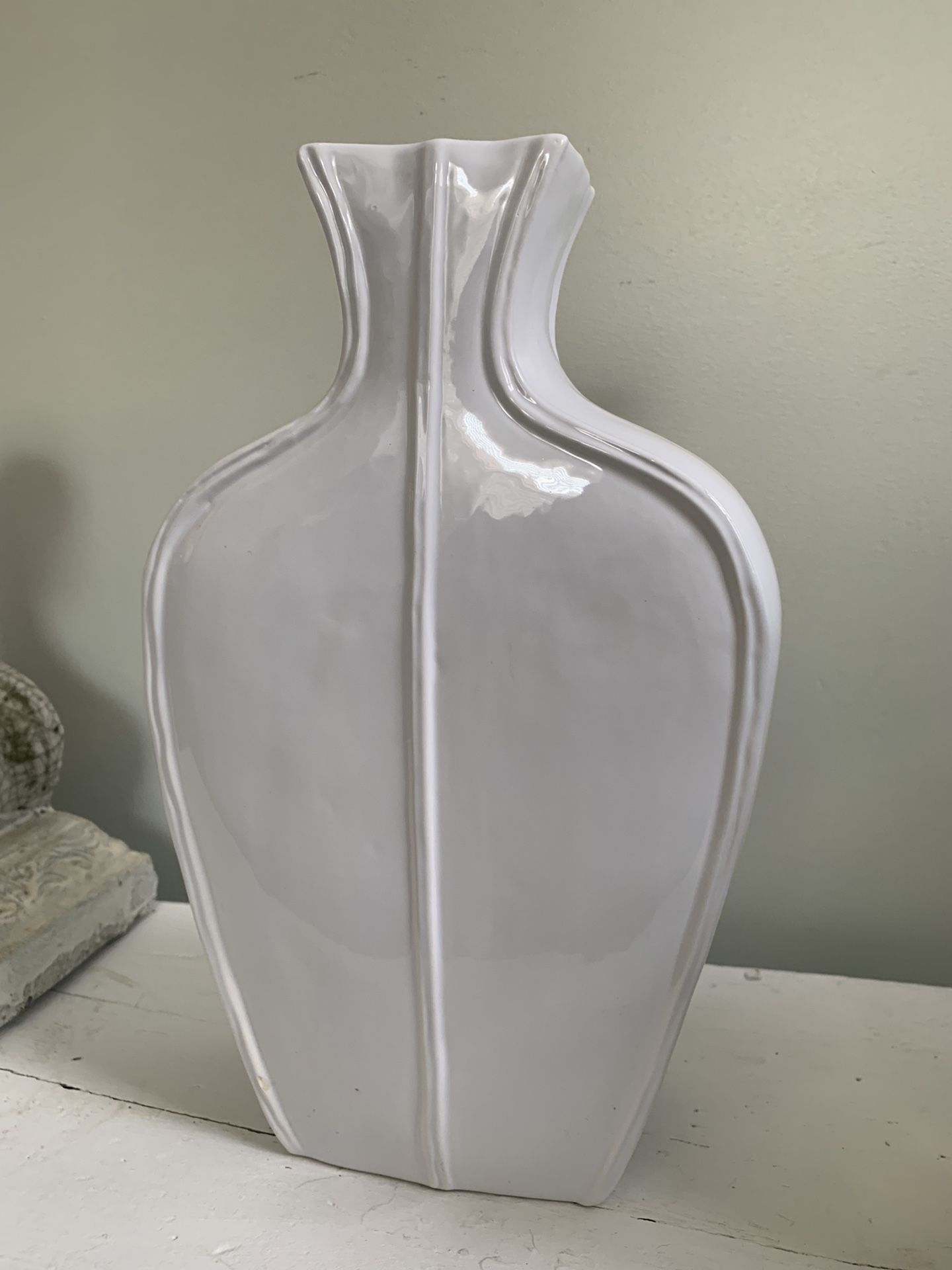 Decorative White Vase