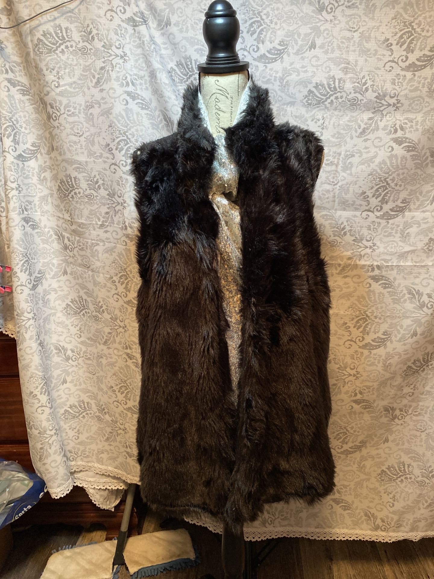 Faux Fur Sweater