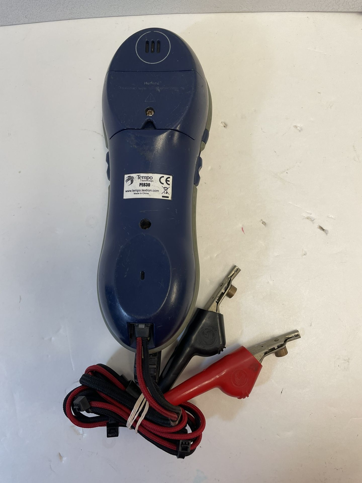 Tempo Textron PE830 Lineman's Handset Telephone Phone Line Tester - Tested