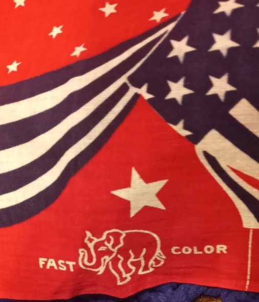 1952 CAMPAIGN BANDANA IN EXCELLENT CONDITION