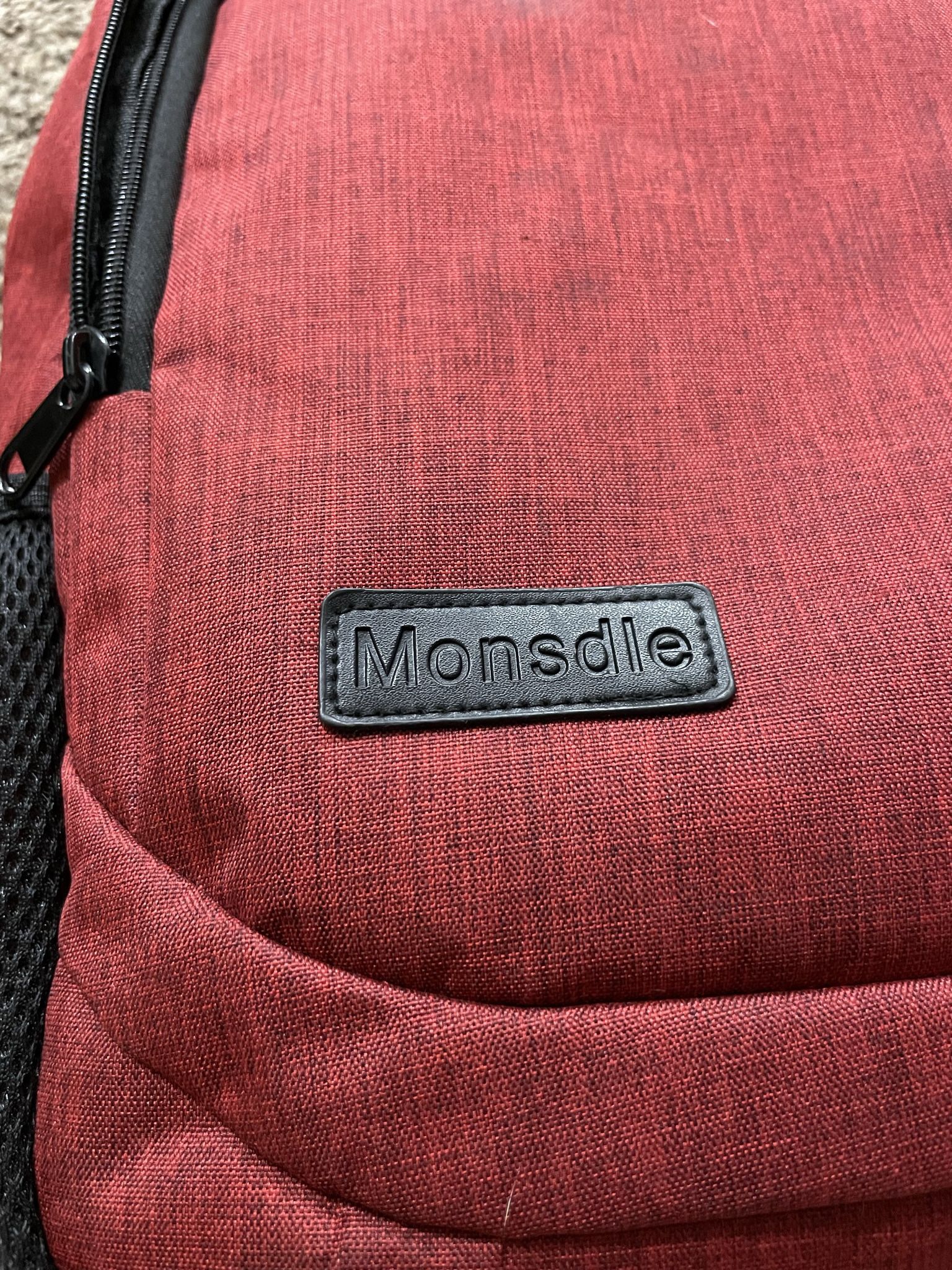 Monsdle Red Laptop  Backpack