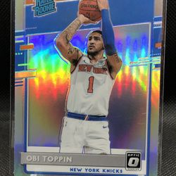 2020-21 Obi Toppin Optic Holo RC Rookie New York Knicks  Thumbnail