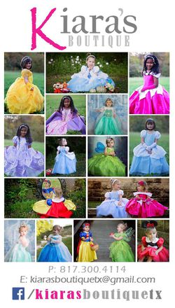 Princess dress 🎉 Birthday 🎁 Daddy Daughter Dance 👸Dress-up Costume 👸🏼👸🏻👸🏽Disney Elsa, Belle, Ariel, Aurora, Snow White, Cinderella, Rapunzel, Sofia, Thumbnail