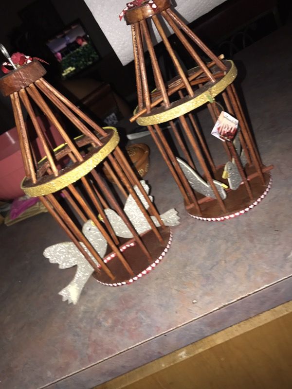 Decal little bird cages