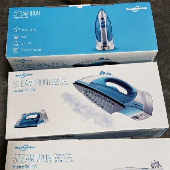 Brand new $15 each steam iron clothes iron self clean anti drip electric iron