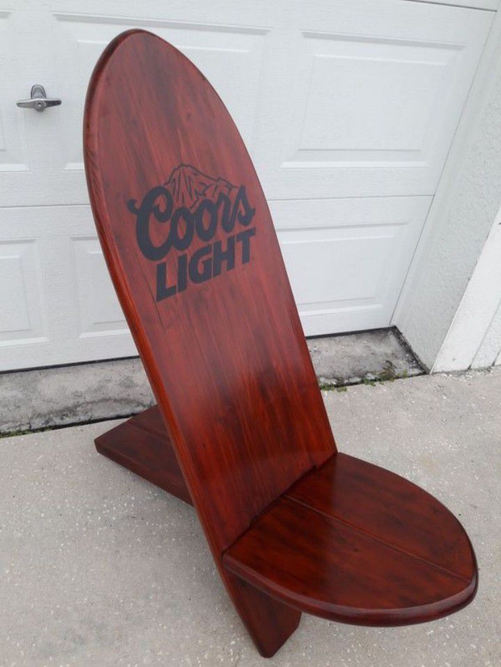 Coors Light Surfboard Chair