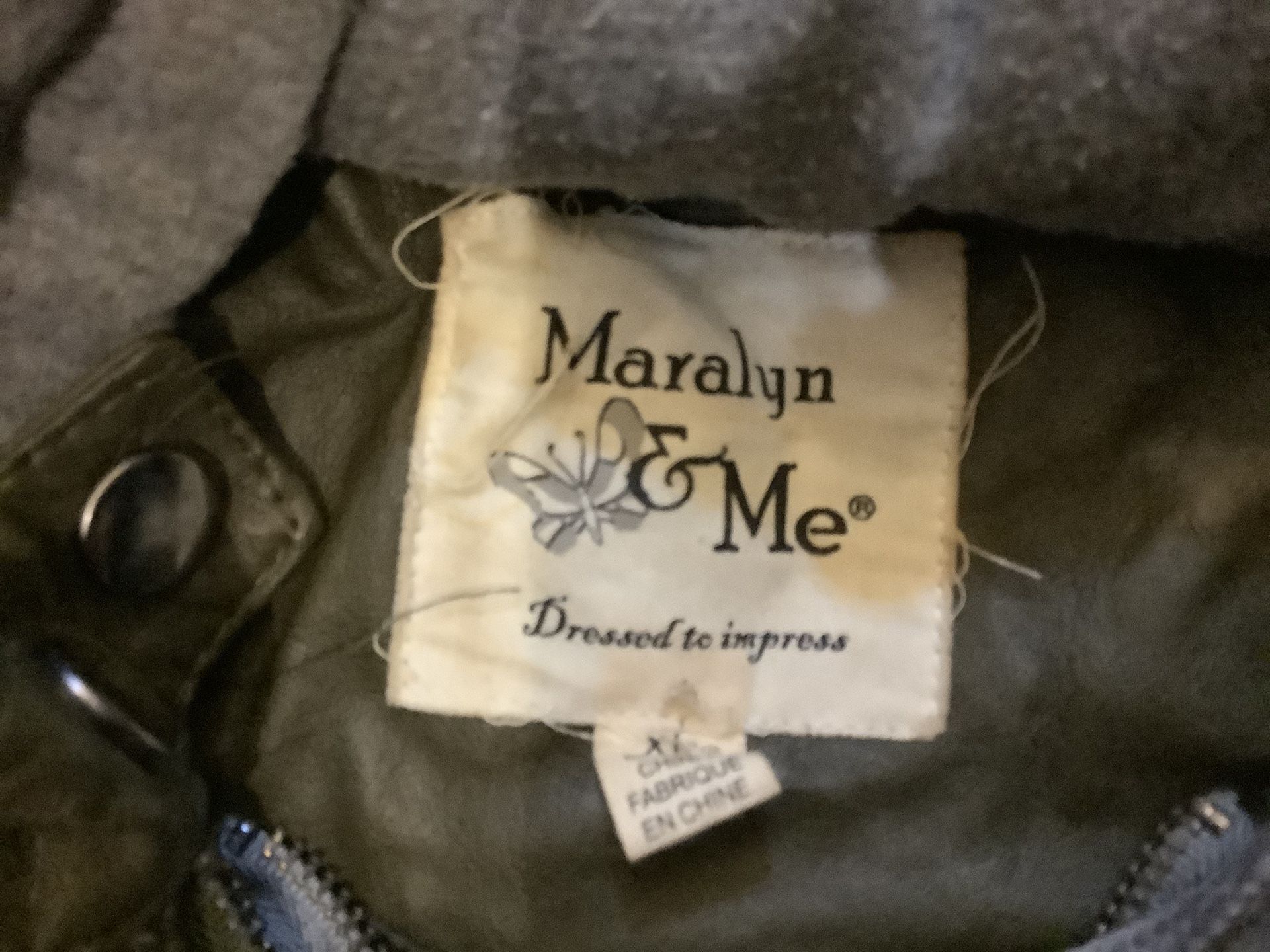 Marilyn and me Leather hoodie