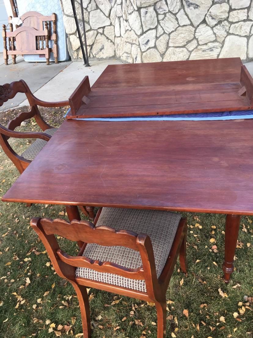 Old dinner table