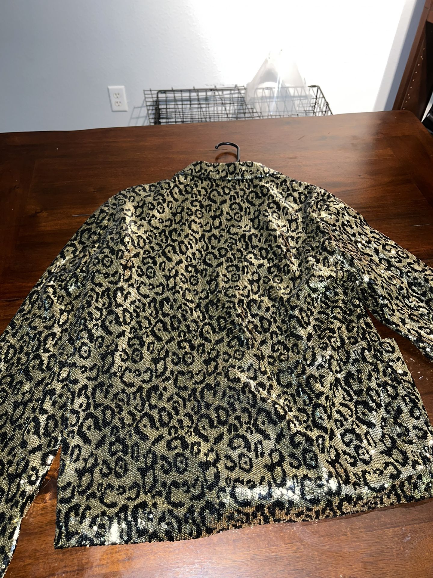 ASOS Sequined Leopard Jacket