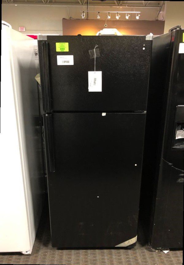 GE Black Top Freezer Refrigerator   