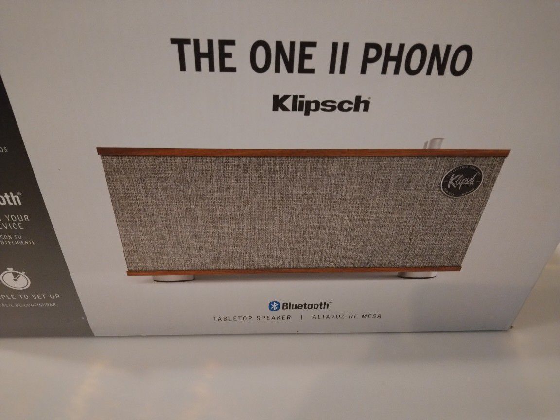 KLIPSCH ONE II BLUETOOTH/PHONO/AUX SPEAKER 