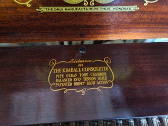 Antique Kimbal Organ Thumbnail