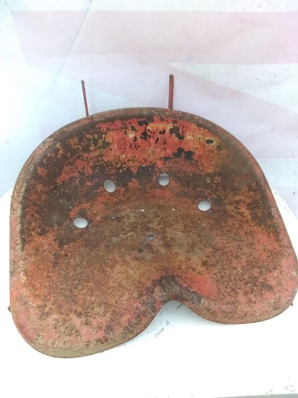 Antique Iron Tractor Seat