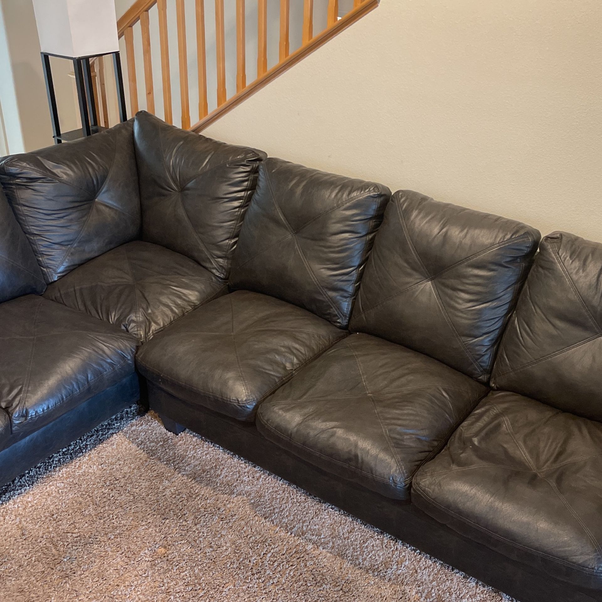 Leather Sectional
