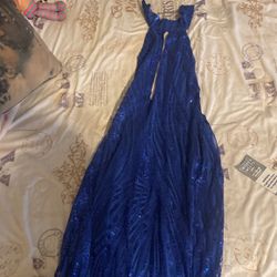 Royal Blue Prom Dress Thumbnail