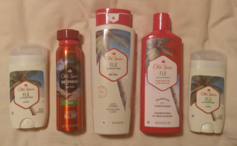 OLD SPICE FIJI PRODUCTS - GREAT BUY! 