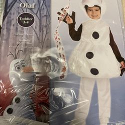 New Olaf In Package Toddler 3-4  Thumbnail