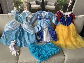 Disney princess-Cinderella, Elsa & Snow White dresses Thumbnail