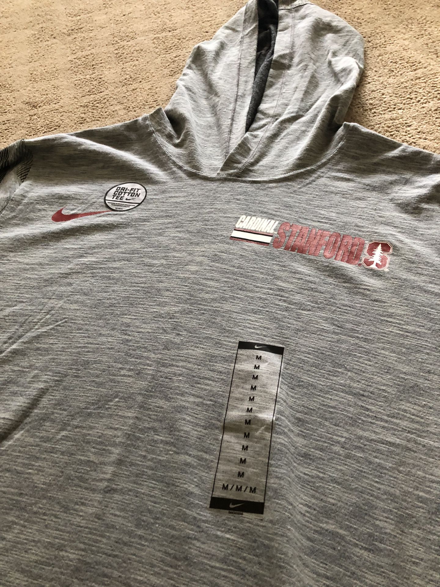 Stanford Nike Hooded Long-sleeve Dri-Fit Shirt