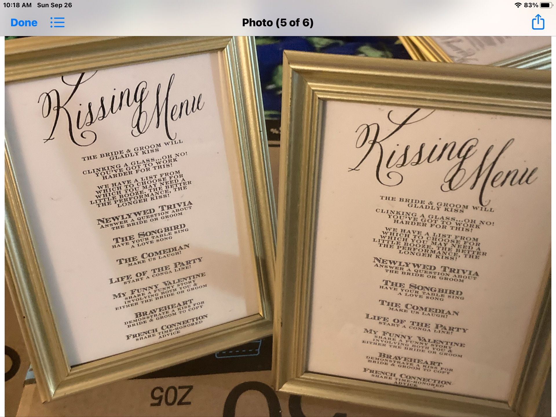 Wedding Reception
