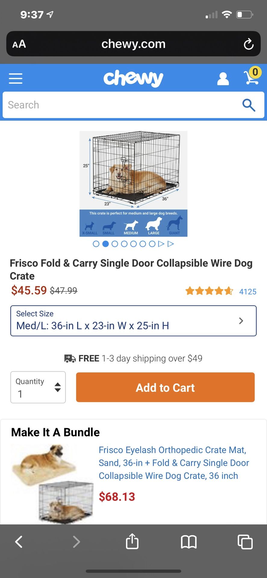 Metal Dog Crate