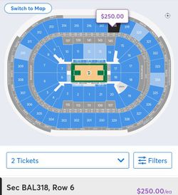 Boston Celtics Tickets: BAL 318 Row 6 Thumbnail
