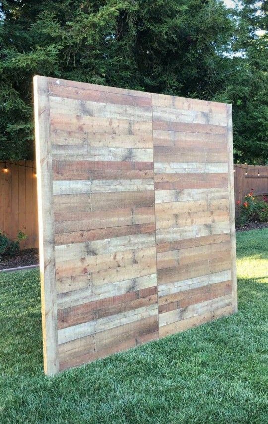 Wooden Backdrop