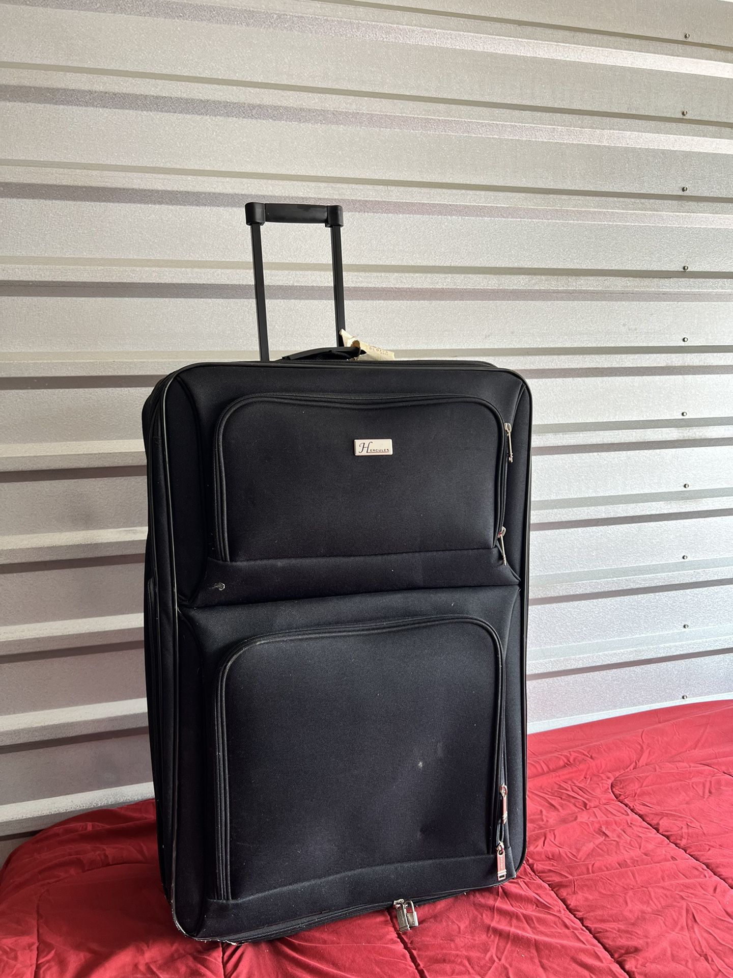 Garment Bag And Suitcase 