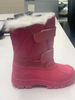 Snow boots for little girls size 7,8,9,10,11,12,13,1, kids Thumbnail