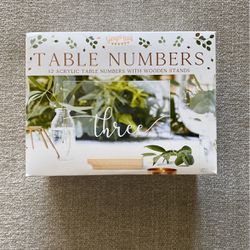 Acrylic Table Numbers / Wedding/Party Thumbnail