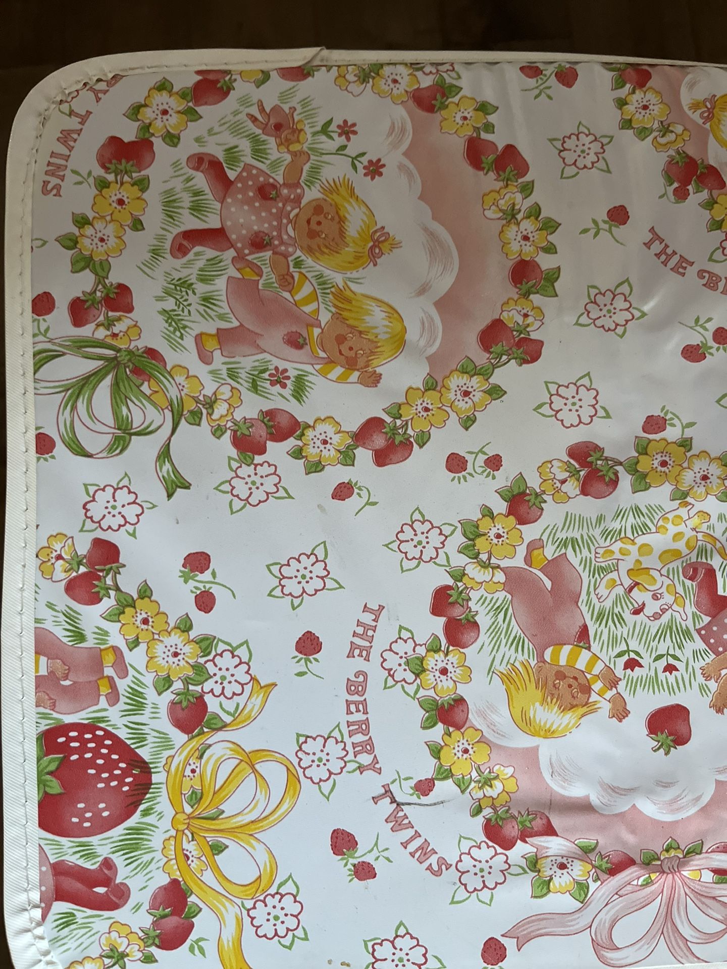 🤩 Antique Strawberry Shortcake Changing Table Wth Drawers, Vintage , Mid century, MCM, Kids Toy