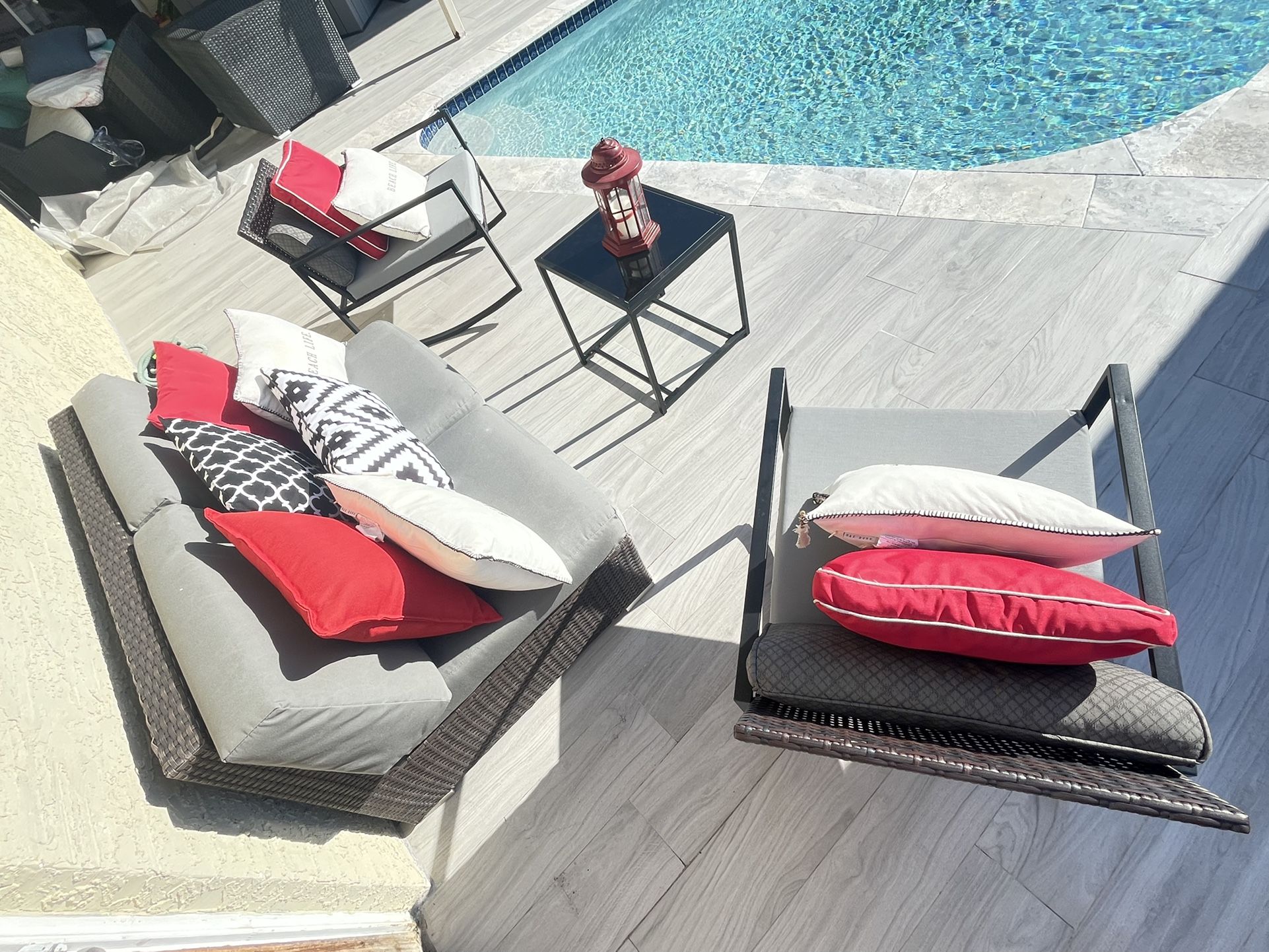 Outdoor Furniture/patio Furniture/outdoor Set/patio Set/balcony Set/outdoor Rocking Chairs/patio Seats/muebles De Patio Balcon Terraza/sillas De Patio