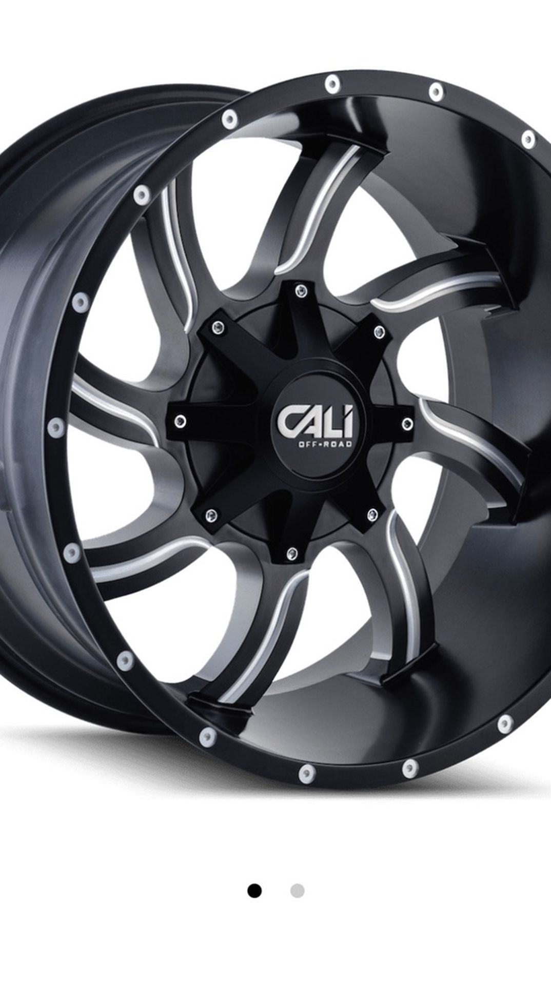 Cali Off Road 20โ 22โ Wheels 9102 Twisted Satin Black W Milled Spokes 0120๐ฐ We Finance ๐ฏ Days Same As CASH๐ฐ