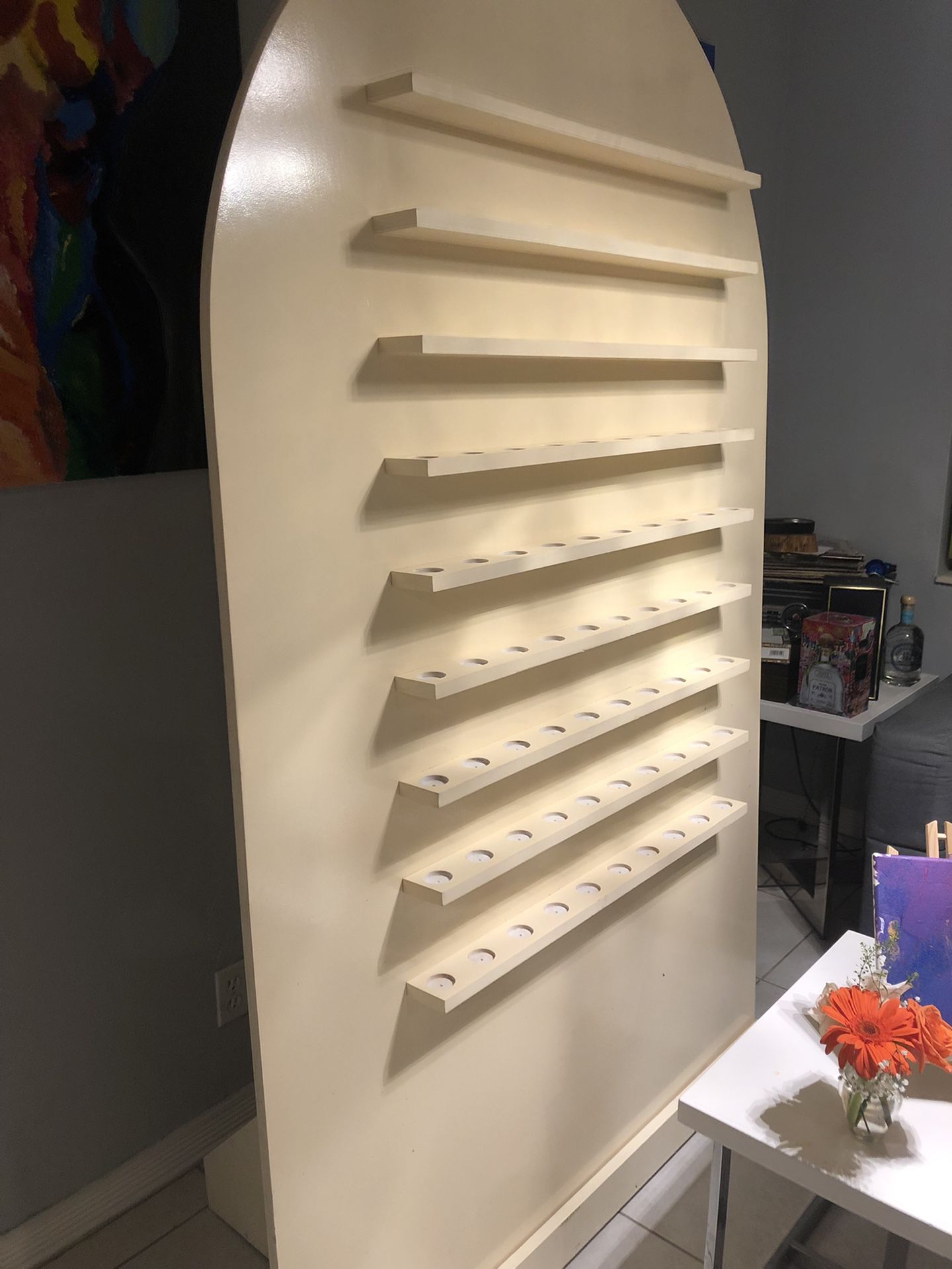Champagne / Shot Wall