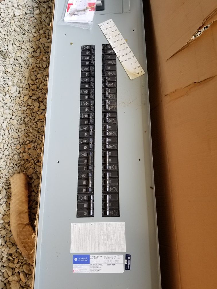 Electrical Panel, 3 Phase, 400 Amp, Garage Shed Barn
