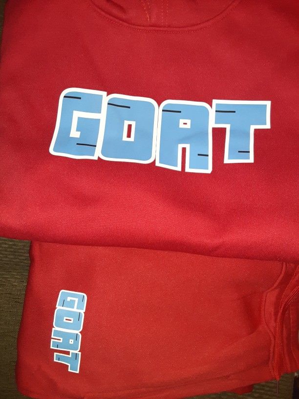 Brand New GOAT 2 Piece Hoodie Pants Set