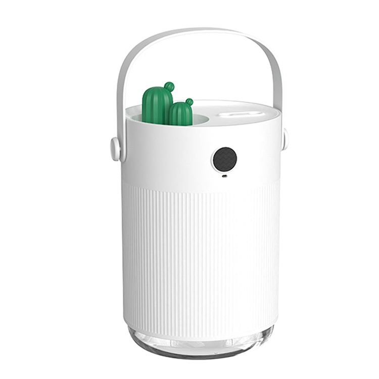Cactus USB Desktop Dual Spray 1L Ultrasonic Air Humidifier With 7 Color LED Light