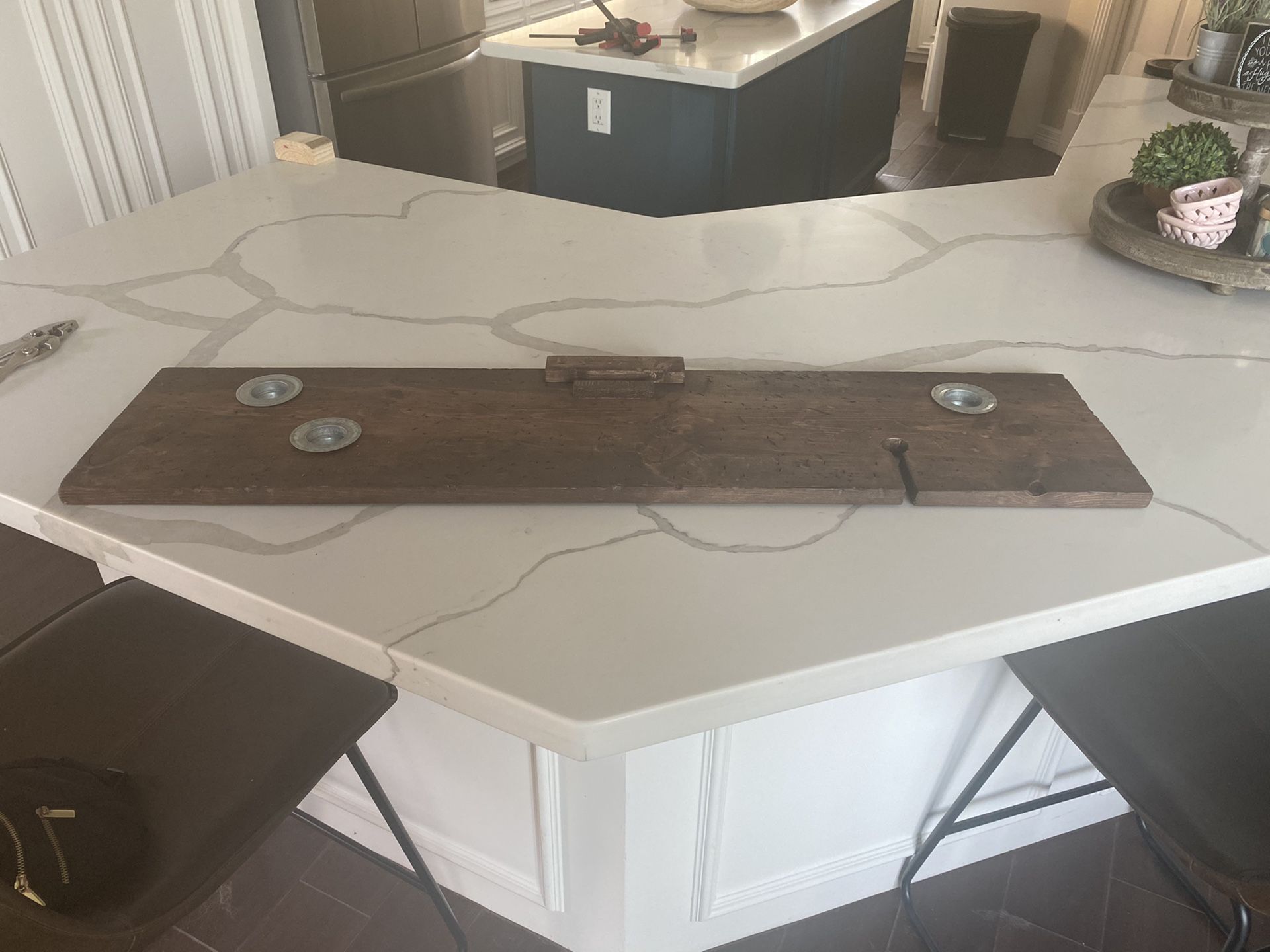 Rustic Wooden Bath Caddy