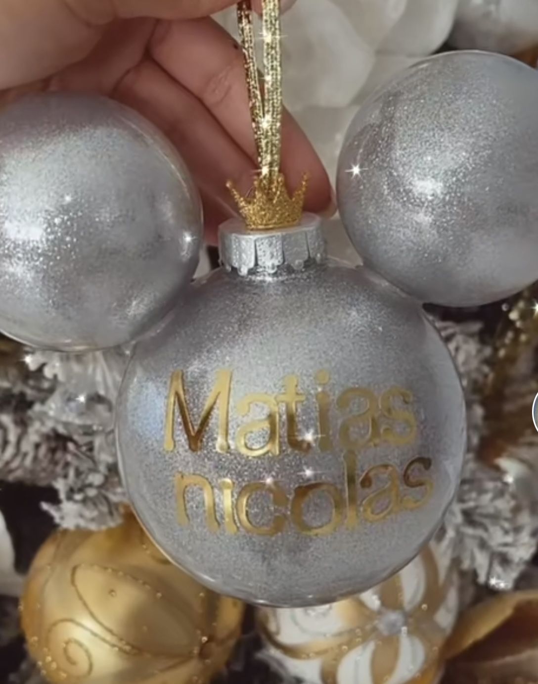 Minnie Or Mickey  Mouse Ornaments  Made 