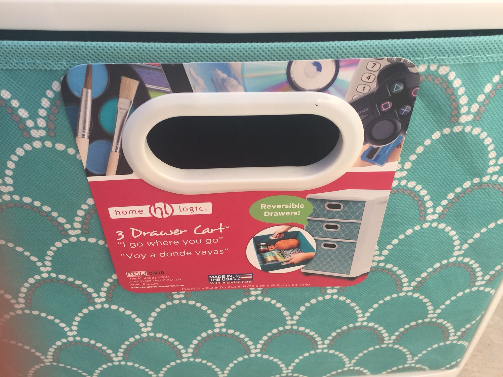 Home Logic 3 drawer storage cart for Sale in Bakersfield, CA - OfferUp